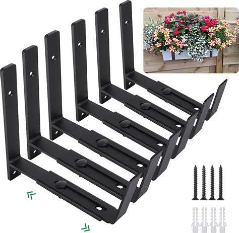 window flower box mounting brackets|Amazon.com: Window Flower Box Brackets.